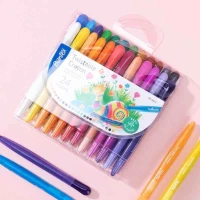 Twistable Crayon Bantex BK3023 24 Colour Krayon Putar